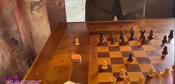  Military Girl Lost Chess Deep Blowjob and Anal Sex - Cosplay
